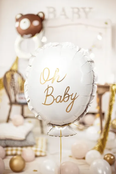 XL Folienballon Figur - Kissen, Oh Baby - 69cm x 53cm